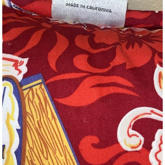 2 Pillows Dean Miller Retro SURFING Woodies Surfboards Hawaiian Style Accent Red - Picture 11 of 11